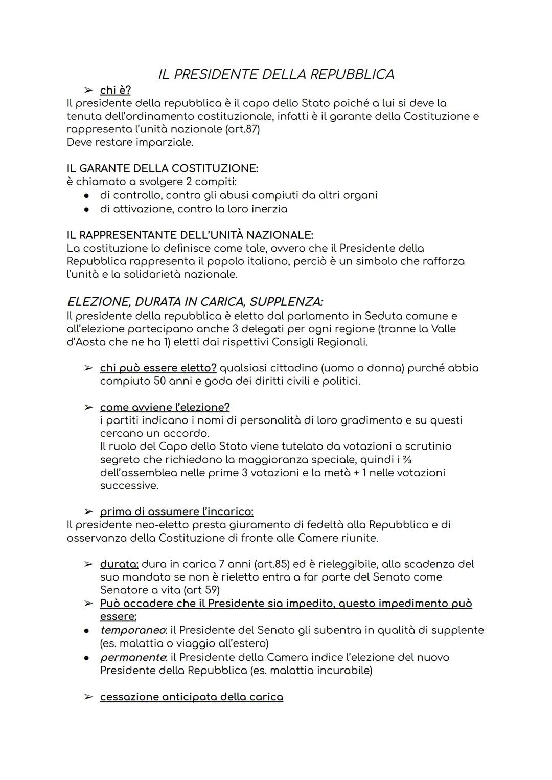 ➤ chi è?

IL PRESIDENTE DELLA REPUBBLICA

Il presidente della repubblica è il capo dello Stato poiché a lui si deve la
tenuta dell'ordinamen