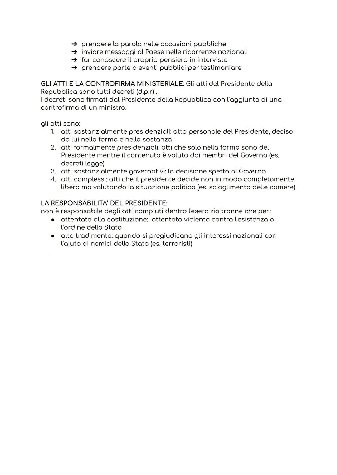 ➤ chi è?

IL PRESIDENTE DELLA REPUBBLICA

Il presidente della repubblica è il capo dello Stato poiché a lui si deve la
tenuta dell'ordinamen