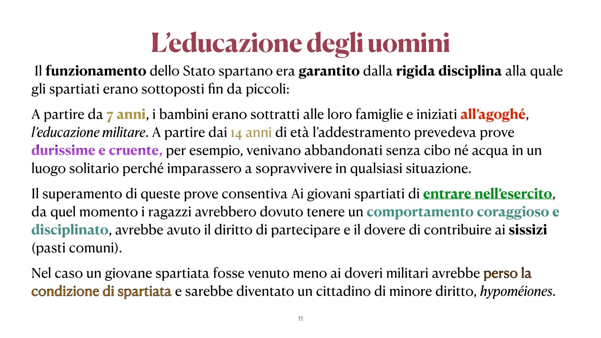 Sparta e Atene
da pag. 158 a 178
Lun 28 Febbraio 2022
1 Sparta: La Nascita
Secondo il mito, Sparta esisteva già dal
tempo della Guerra di Tr