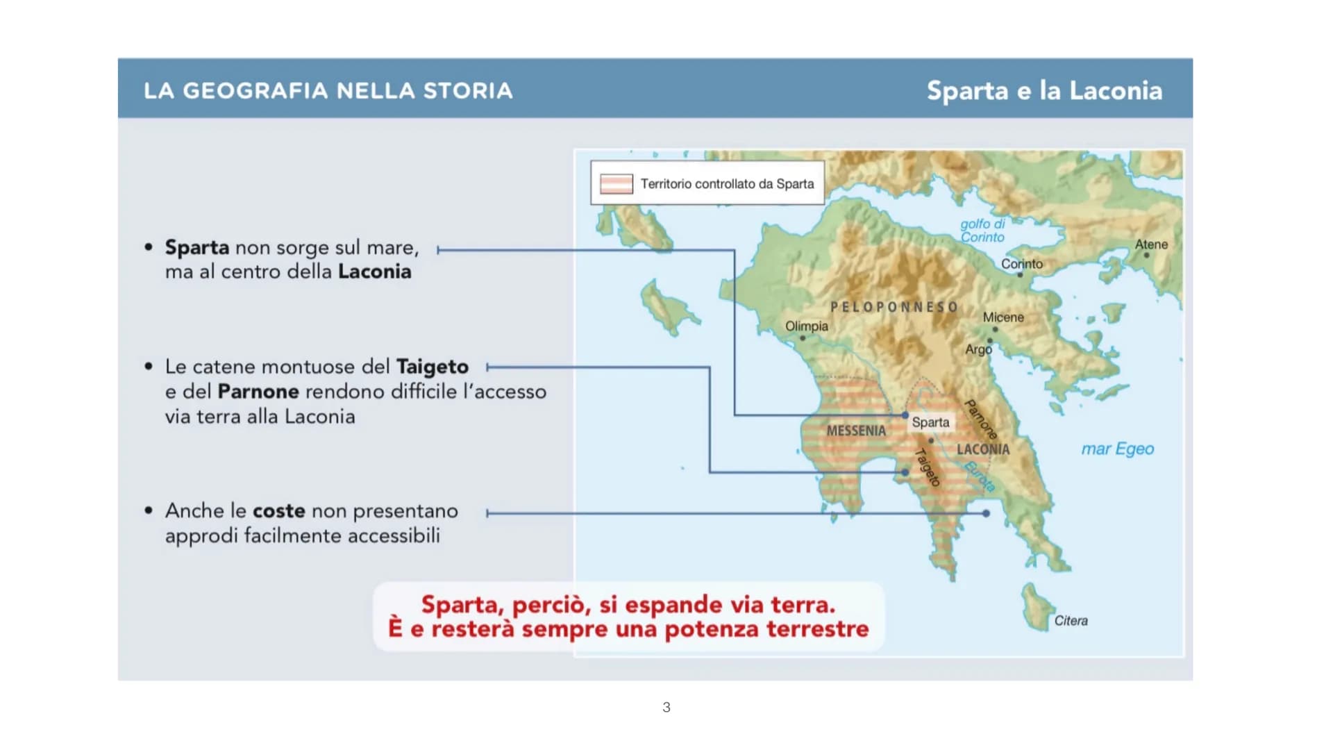 Sparta e Atene
da pag. 158 a 178
Lun 28 Febbraio 2022
1 Sparta: La Nascita
Secondo il mito, Sparta esisteva già dal
tempo della Guerra di Tr