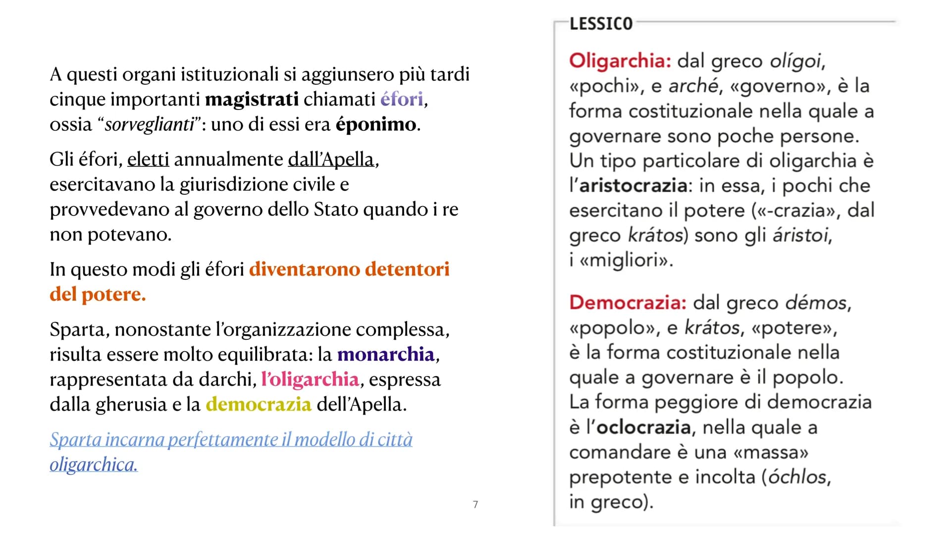 Sparta e Atene
da pag. 158 a 178
Lun 28 Febbraio 2022
1 Sparta: La Nascita
Secondo il mito, Sparta esisteva già dal
tempo della Guerra di Tr