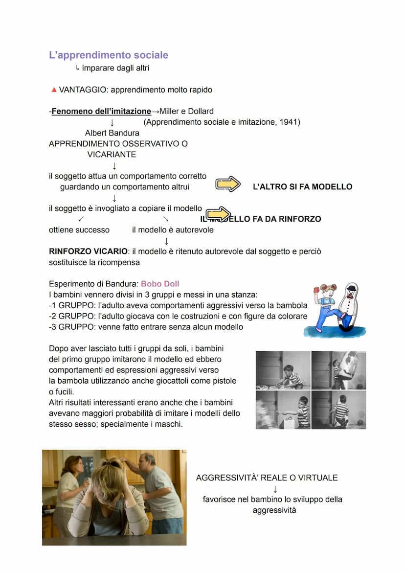 L'apprendimento
L'apprendimento venne studiato per la prima volta dai comportamentisti, in termini di
stimoli e risposte.
Si parla di appren