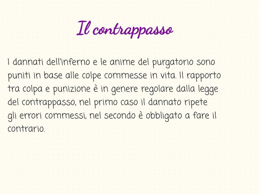 L'inferno
L'inferno si apre con l'Altinferno, in cui sono puniti gli ignavi. l'Inferno vero e proprio è
costituito da 9 cerchi.
•Il primo ce