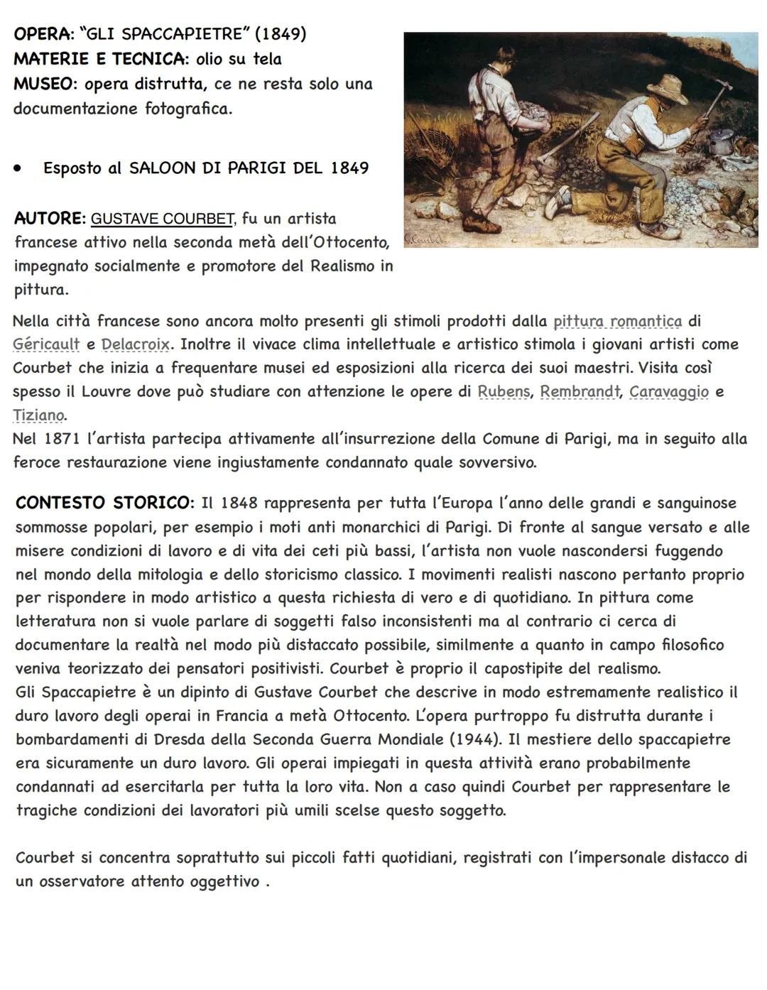 “Gli Spaccapietre” di Gustave Courbet