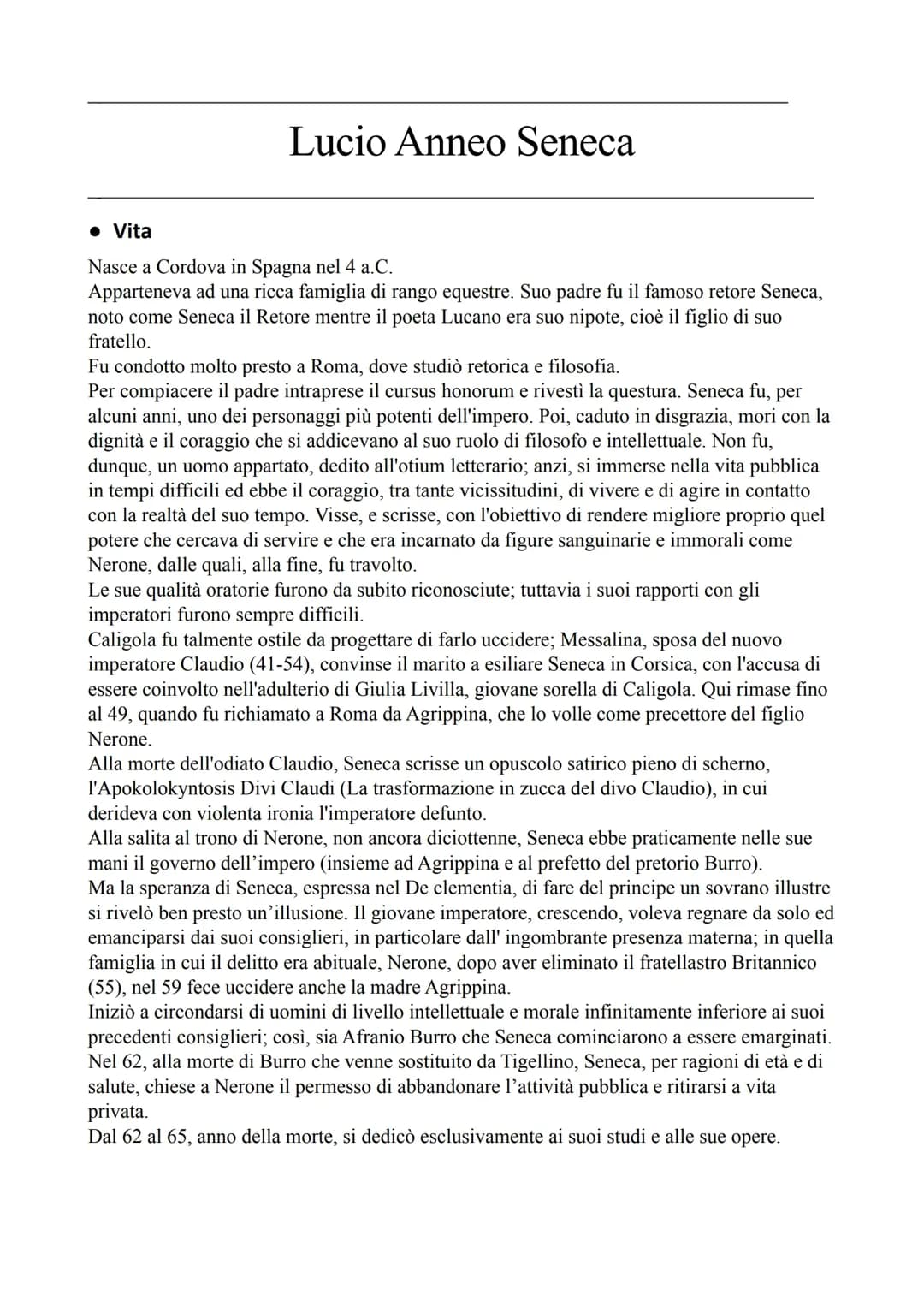 Latino: Seneca 