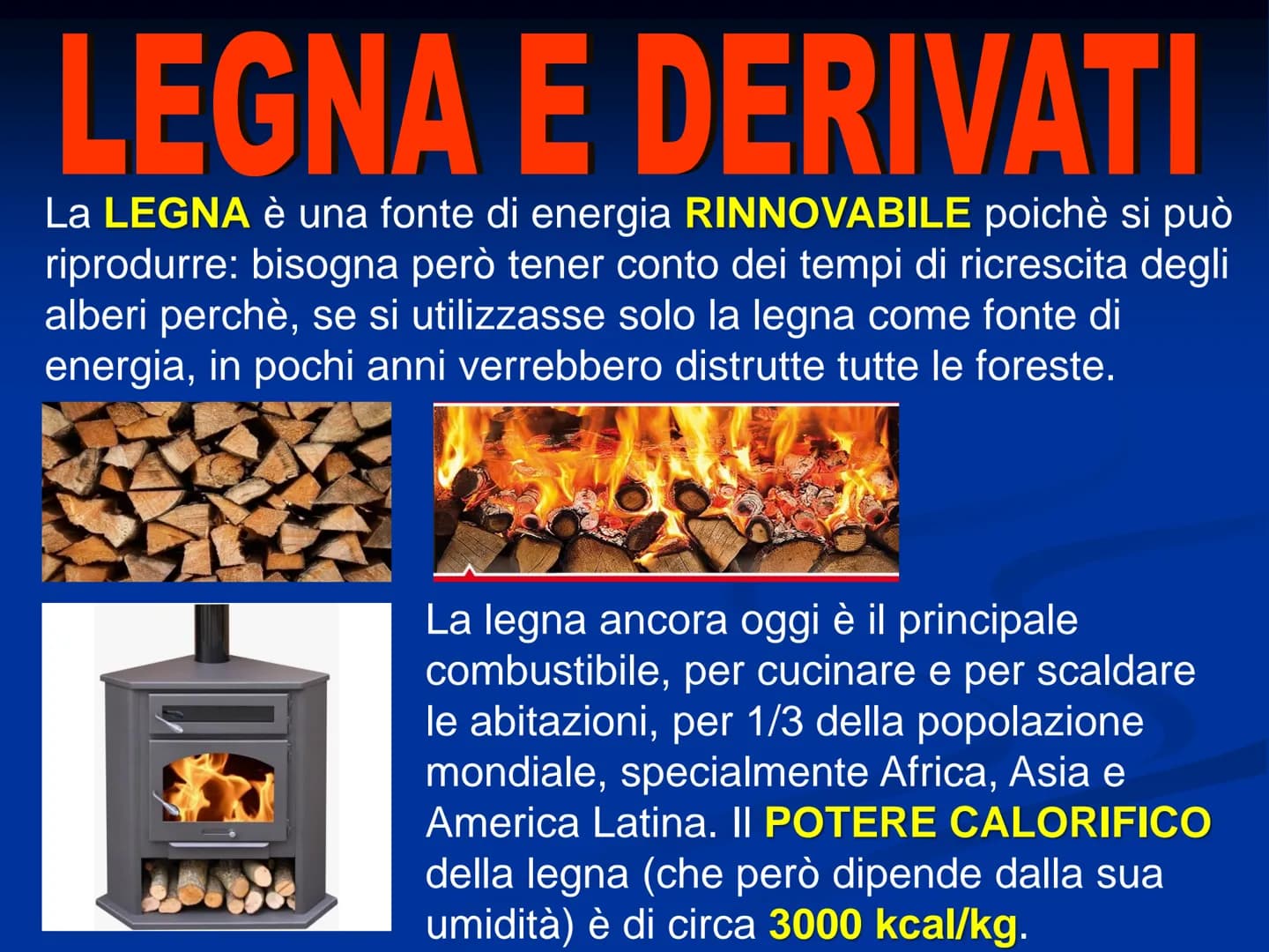 I COMBUSTIBILI I COMBUSTIBILI
I COMBUSTIBILI sono materiali che, BRUCIANDO in
presenza di OSSIGENO (comburente), producono CALORE
(energia t