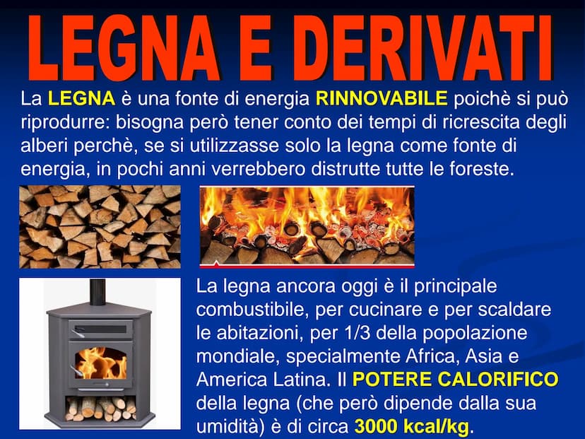 I COMBUSTIBILI I COMBUSTIBILI
I COMBUSTIBILI sono materiali che, BRUCIANDO in
presenza di OSSIGENO (comburente), producono CALORE
(energia t