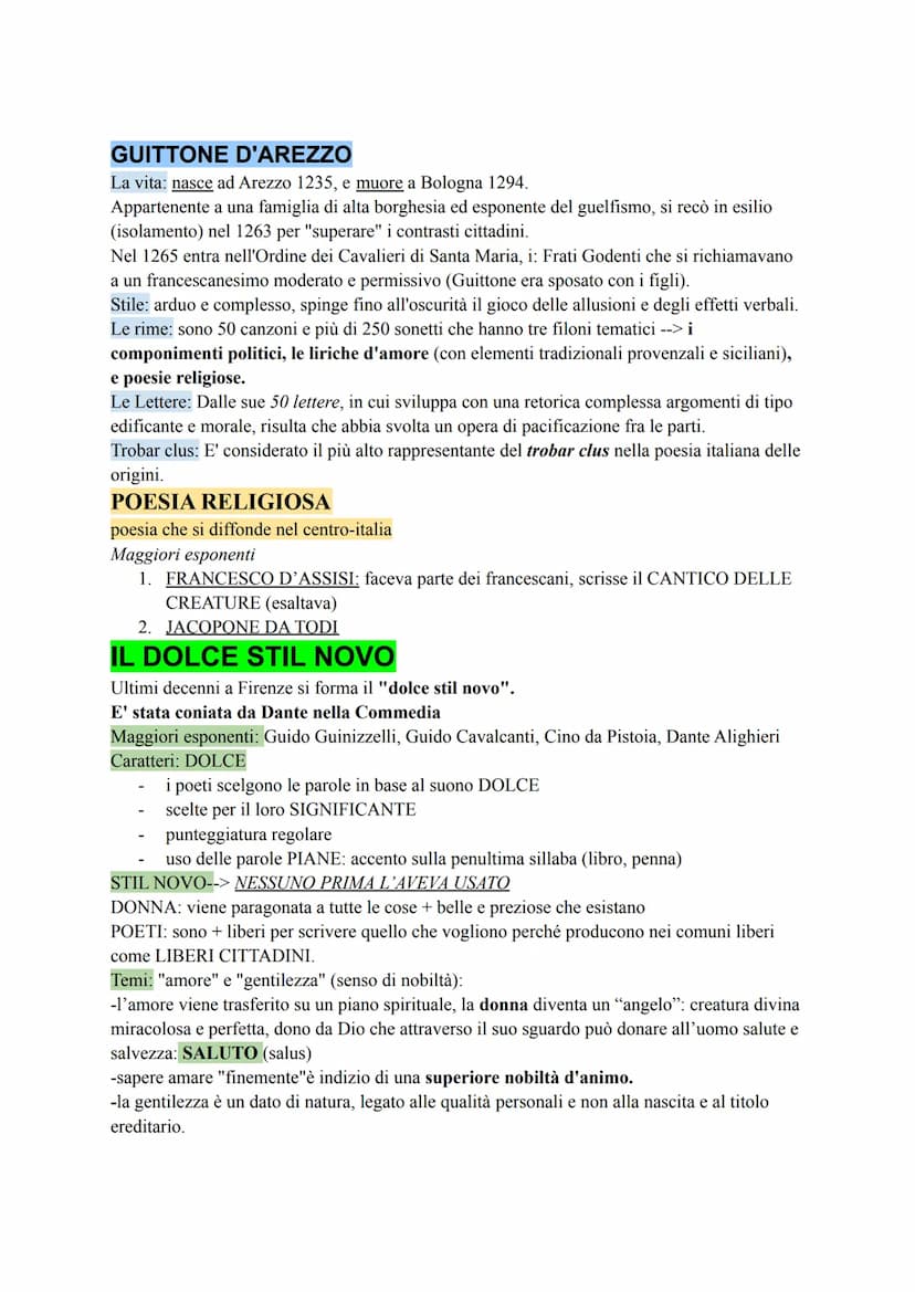 
<h2 id="originidellapoesiavolgare">Origini della poesia volgare</h2>
<p>La prima poesia in volgare italiano nacque nella corte siciliana di