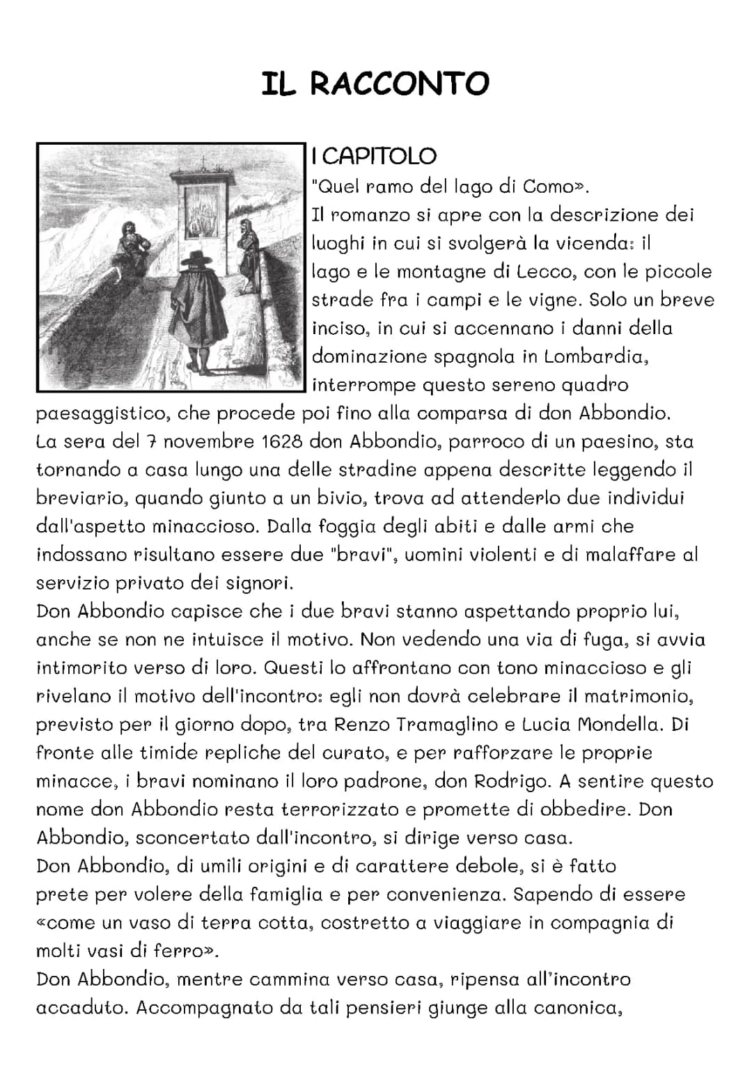 Quel Ramo del Lago di Como: Riassunto e Personaggi dei Promessi Sposi