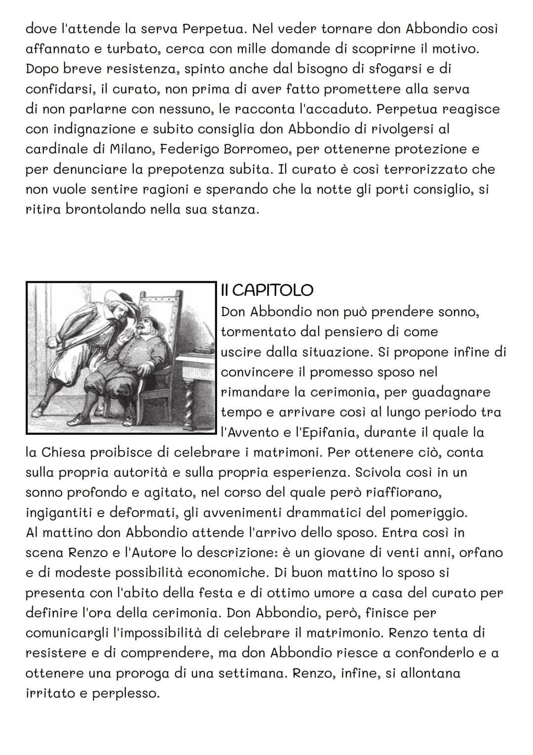 IL RACCONTO
I CAPITOLO
"Quel ramo del lago di Como>>.
Il romanzo si apre con la descrizione dei
luoghi in cui si svolgerà la vicenda: il
lag