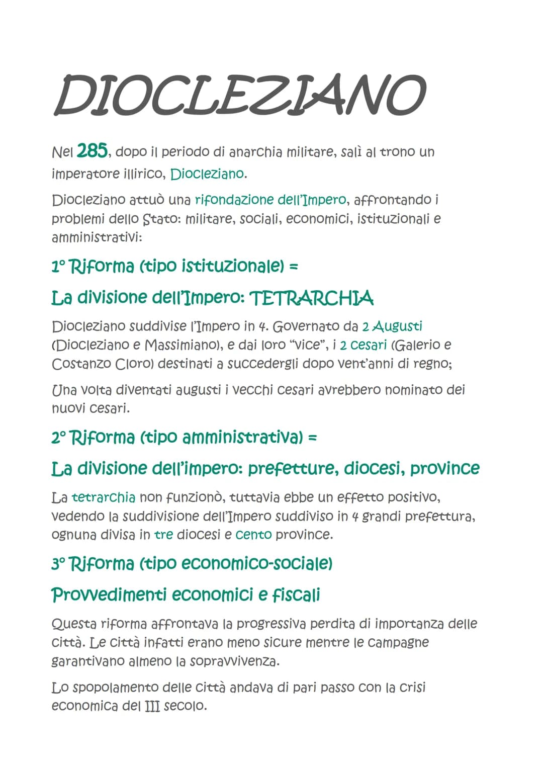 III SECOLO d.C.
Settimio Severo
La morte di Còmmodo aprì una crisi politica.
Il senato volendo restaurare il principio dell'elezione scelse 