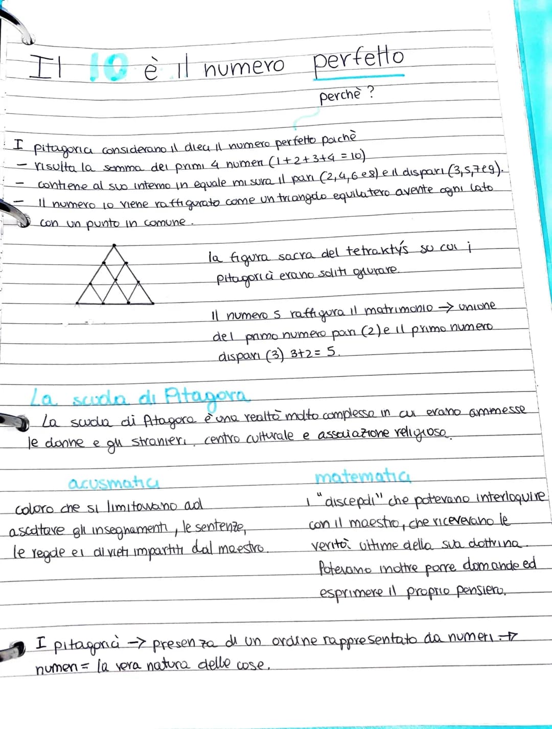 Pitagora
Sola dottrina filosofica.
Fonde la sua scudo, filosofico a Crotone. Dscuda pitagorica.
Pitagora → teoria della METEMPSICOSI (passag