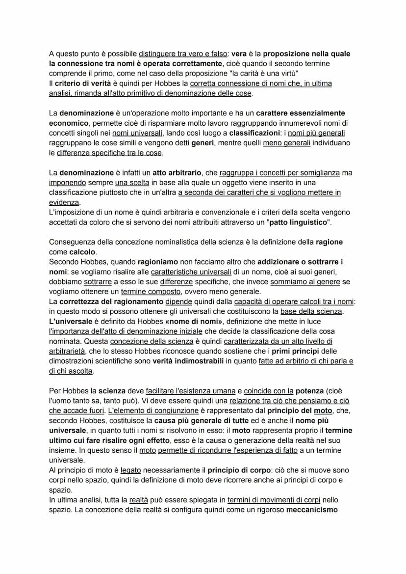 THOMAS HOBBES
Hobbes può essere considerato il creatore della filosofia in lingua inglese: gli Elementi di
legge naturale e politica e il Le
