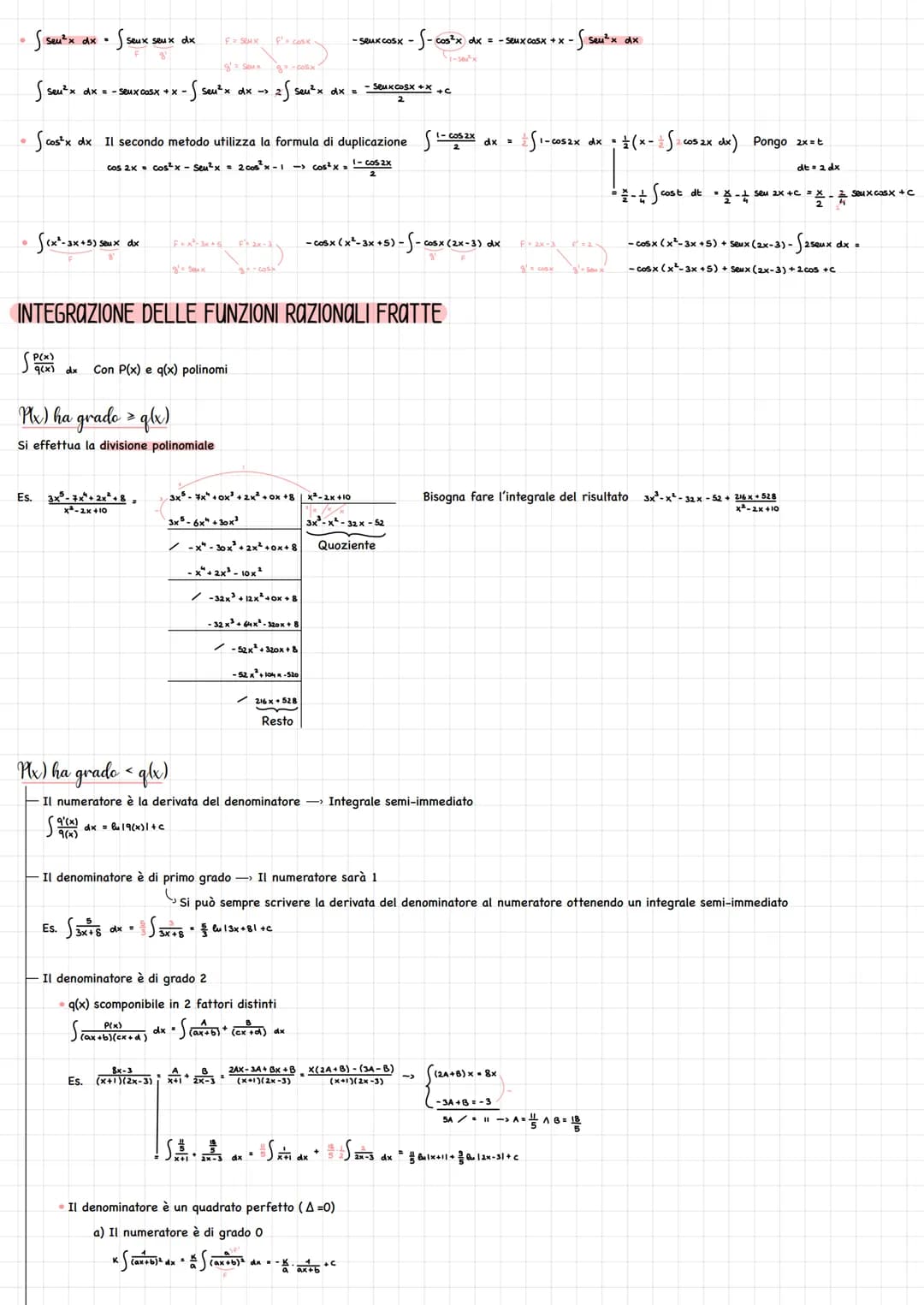 La primitiva di una funzione y=f(x) continua in un intervallo I, è una qualunque funzione F(x) tale che F'(x)=f(x)
( Es. f(x) = x -> F(x) = 