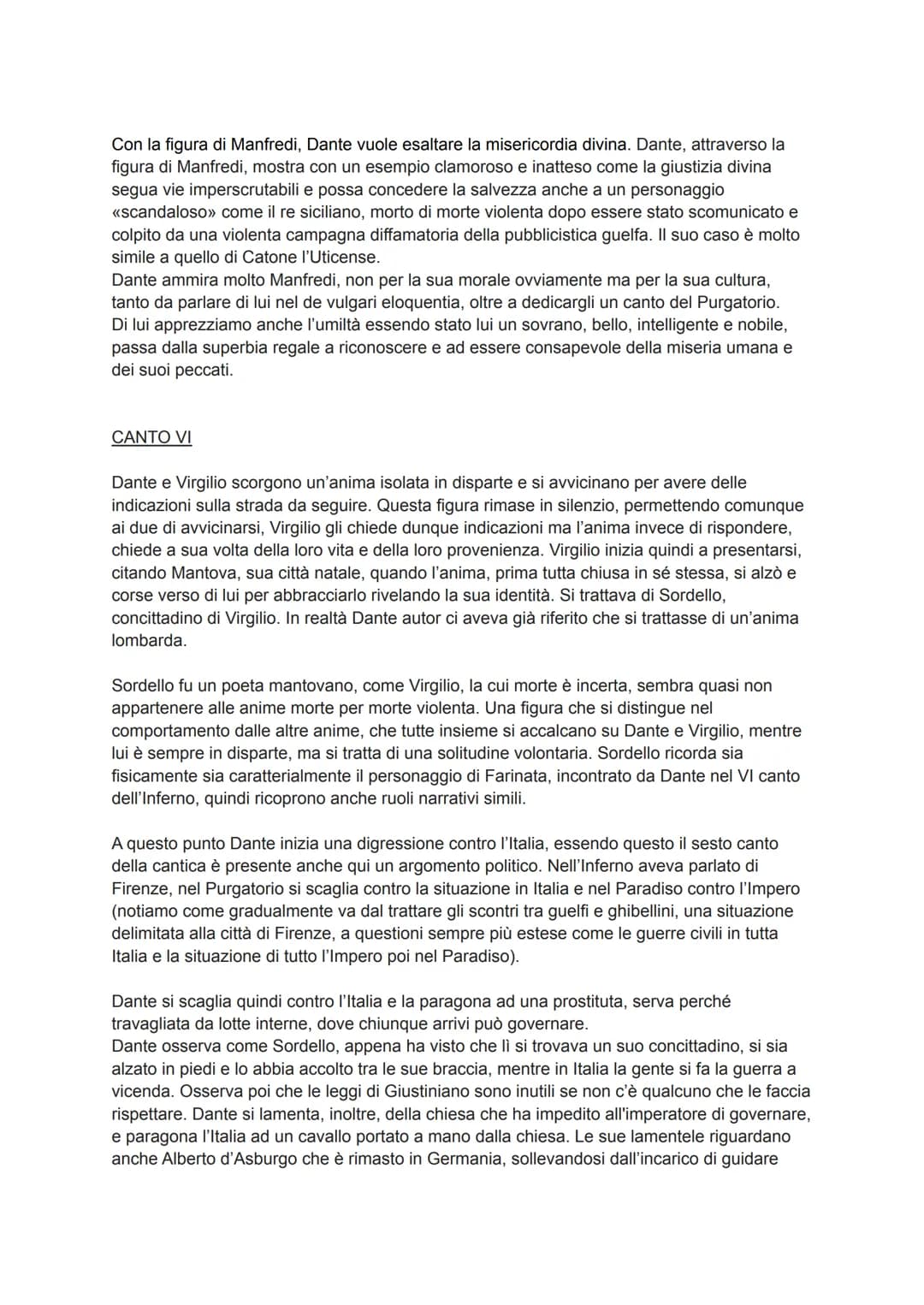 La composizione del Purgatorio, seconda cantica della Commedia di Dante, è da collocare
tra il 1308 e il 1312.
Il Purgatorio presenta una st