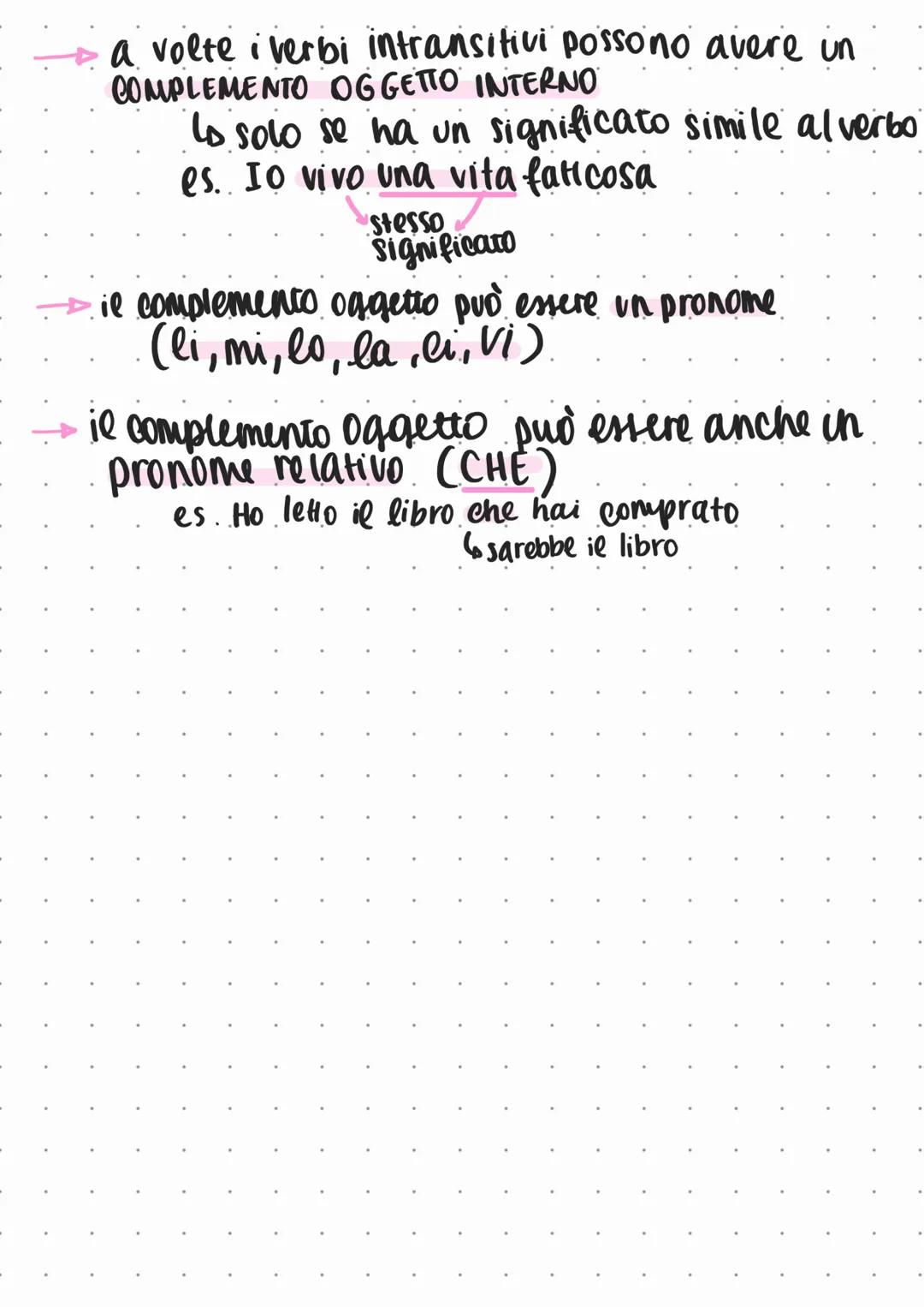 complemento
oggetto
E un complemento diretto
6 = non ha preposizioni
COMPLEMENTO OGGETTO - è la persona, animale
0. Cosa su cui ricade l'azi