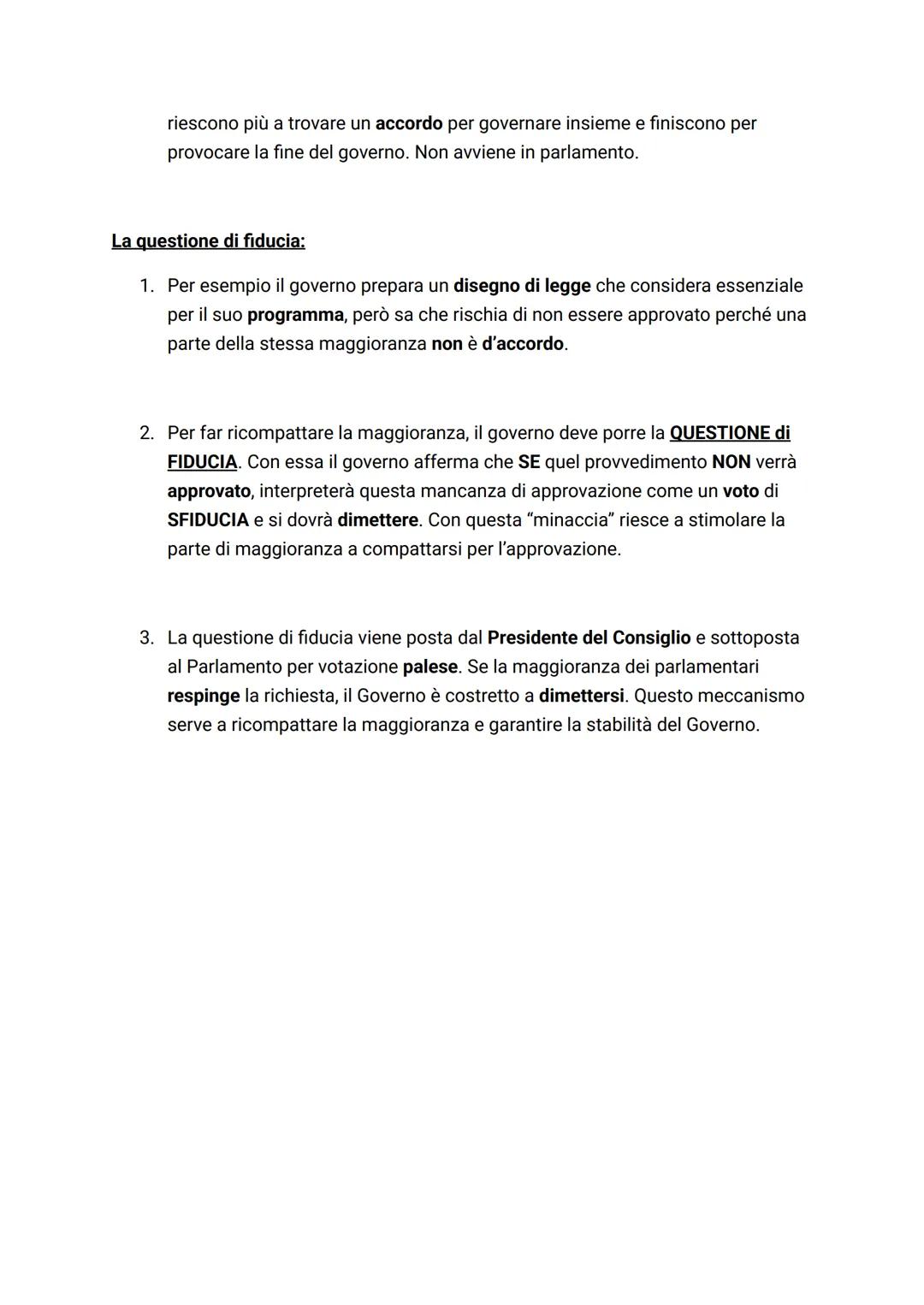 IL GOVERNO
Le funzioni del governo
• Il governo è titolare della funzione ESECUTIVA, ha il compito di ESEGUIRE e
ATTUARE le leggi emanate da