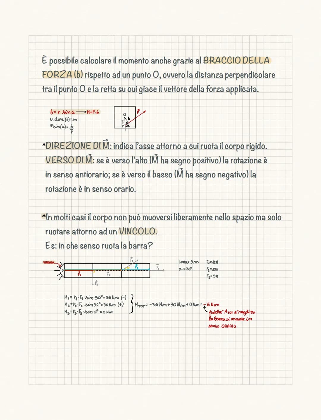 L'equilibrio
Un corpo è in EQUILIBRIO se è FERMO e persevera nel suo stato di quiete.
• L'EQUILIBRIO DEL PUNTO MATERIALE (Pto materiale)
II 