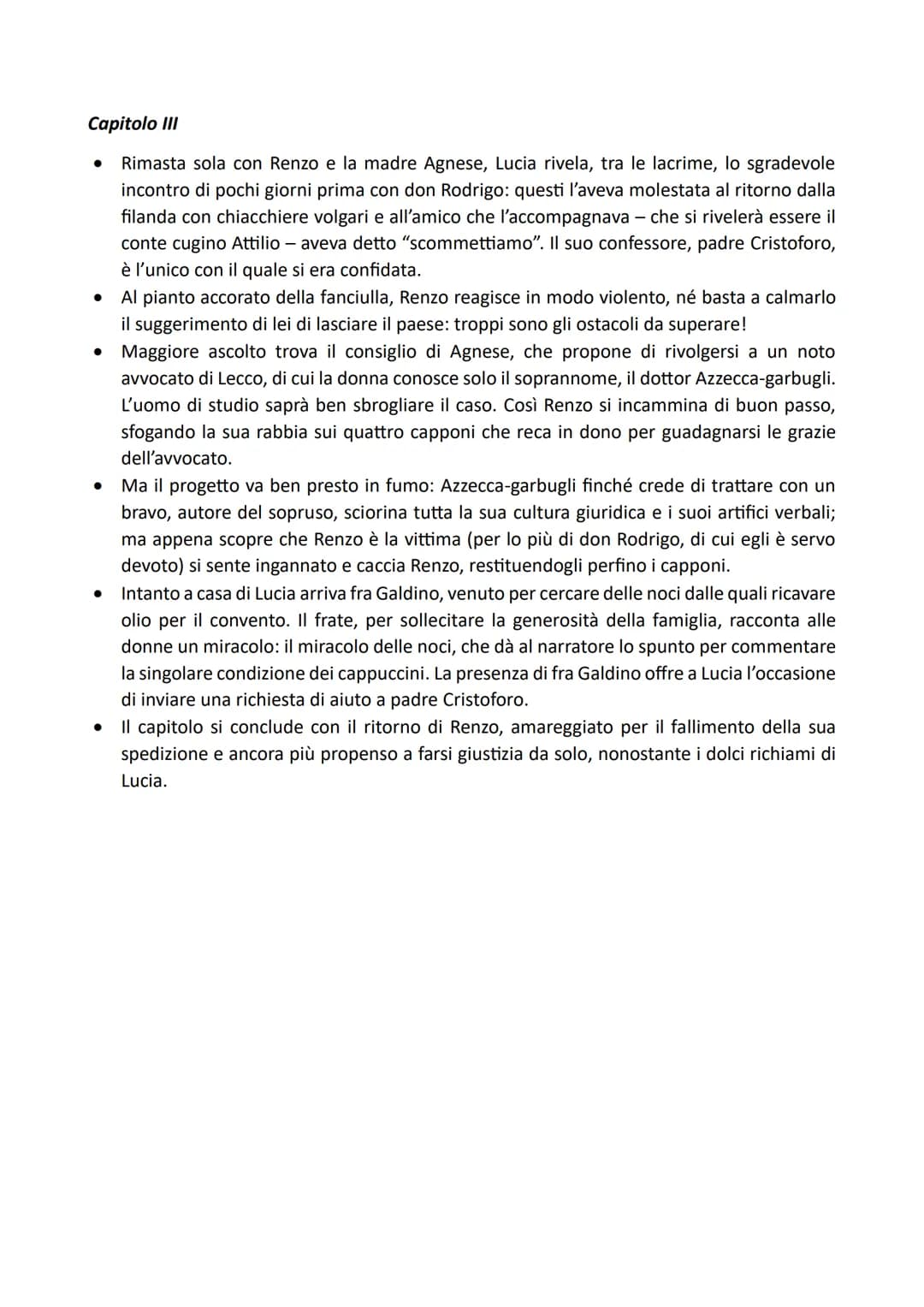 I Promessi Sposi - Alessandro Manzoni
Capitolo I
Il capitolo si apre con un'ampia descrizione di quel ramo del lago di Como che comprende
l'