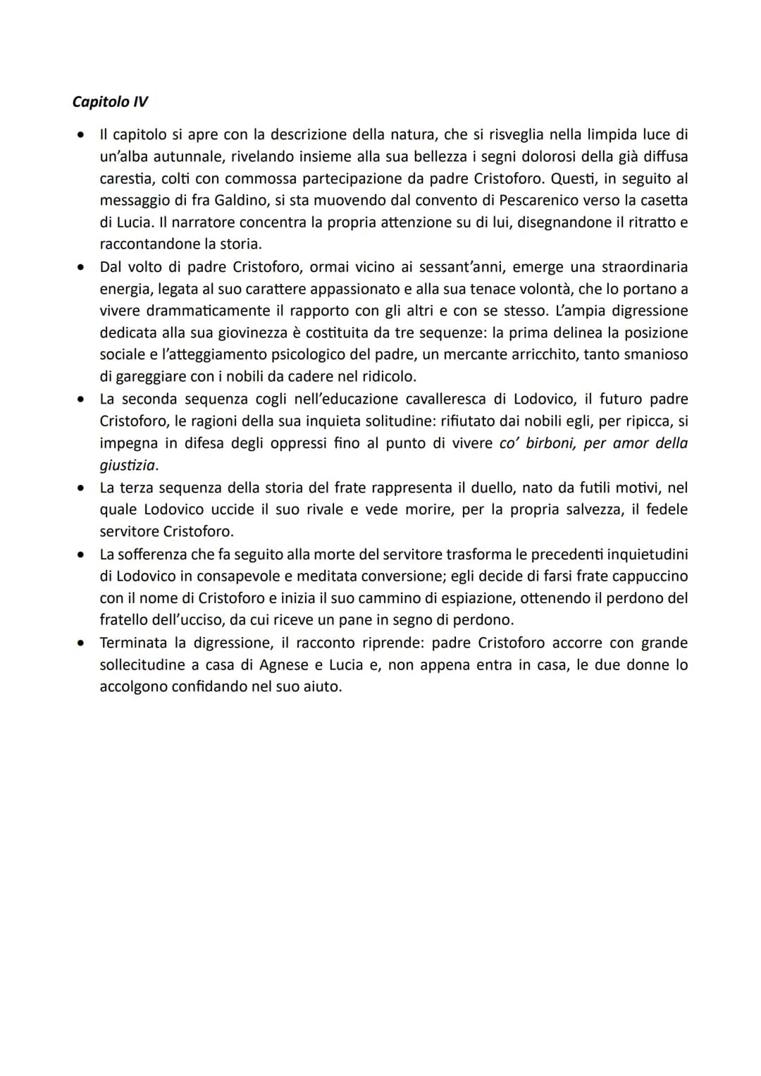 I Promessi Sposi - Alessandro Manzoni
Capitolo I
Il capitolo si apre con un'ampia descrizione di quel ramo del lago di Como che comprende
l'