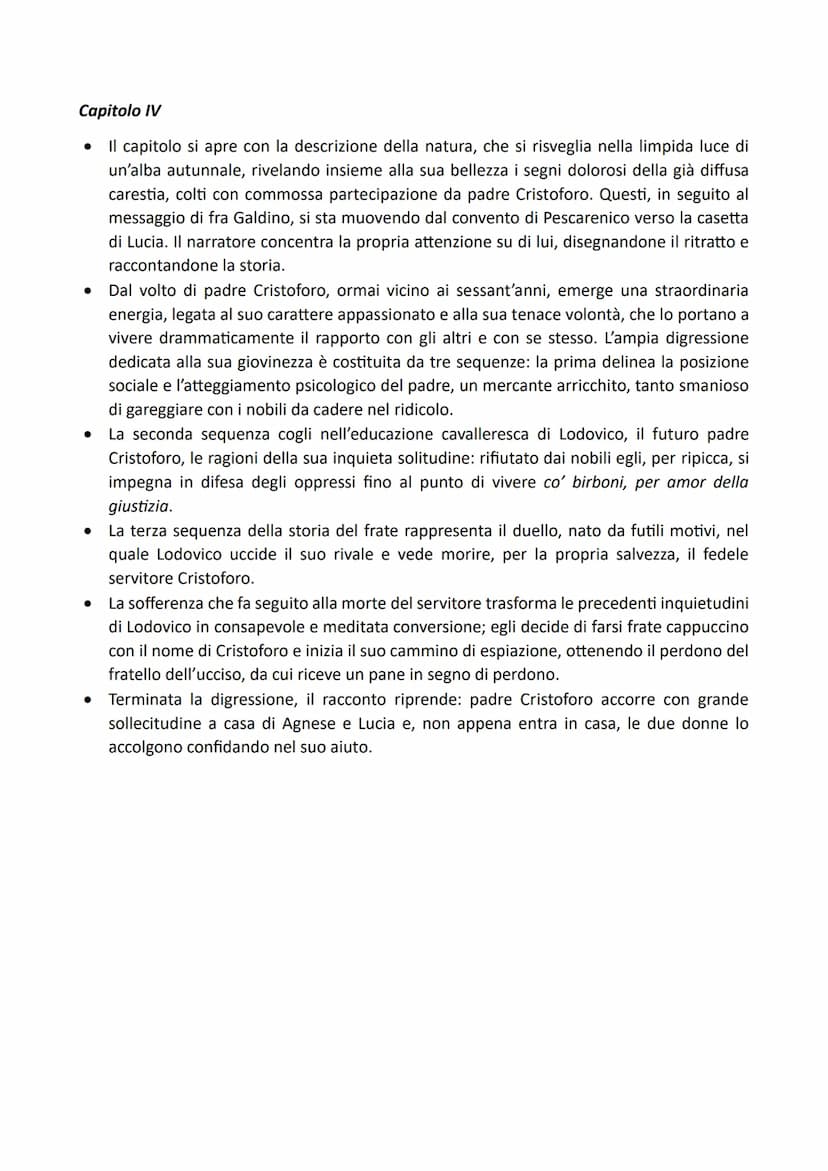 I Promessi Sposi - Alessandro Manzoni
Capitolo I
Il capitolo si apre con un'ampia descrizione di quel ramo del lago di Como che comprende
l'