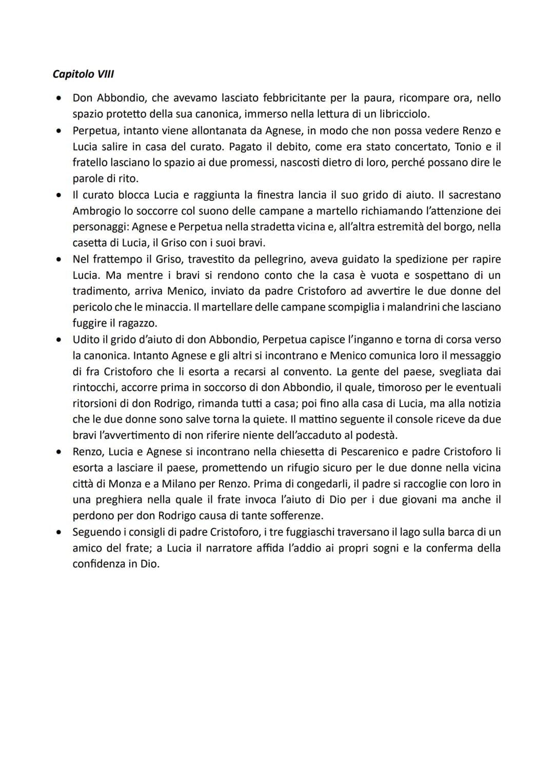 I Promessi Sposi - Alessandro Manzoni
Capitolo I
Il capitolo si apre con un'ampia descrizione di quel ramo del lago di Como che comprende
l'
