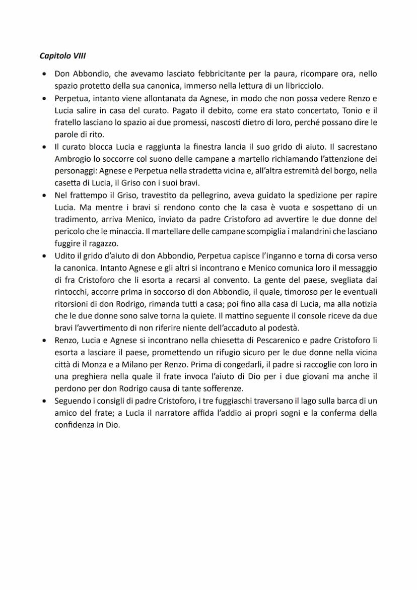 I Promessi Sposi - Alessandro Manzoni
Capitolo I
Il capitolo si apre con un'ampia descrizione di quel ramo del lago di Como che comprende
l'