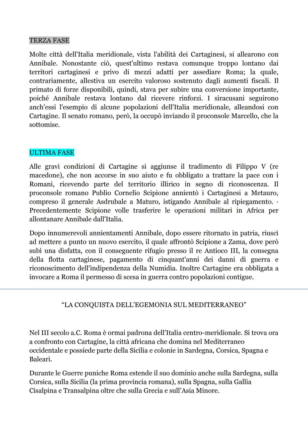 "LA SECONDA GUERRA PUNICA"
Riassunto
PRIMA FASE
Dopo la sconfitta subita nella Prima guerra punica, Cartagine venne fortemente
penalizzata d