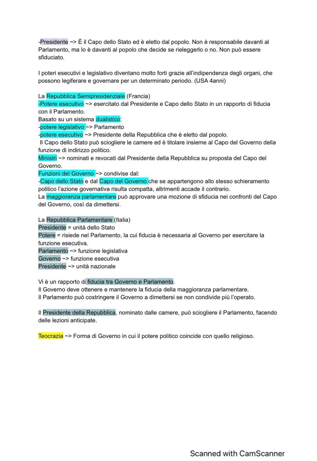 
<p>Le forme di governo si riferiscono al modo in cui i poteri sono distribuiti tra gli organi dello Stato. Esistono due tipi di forme di go