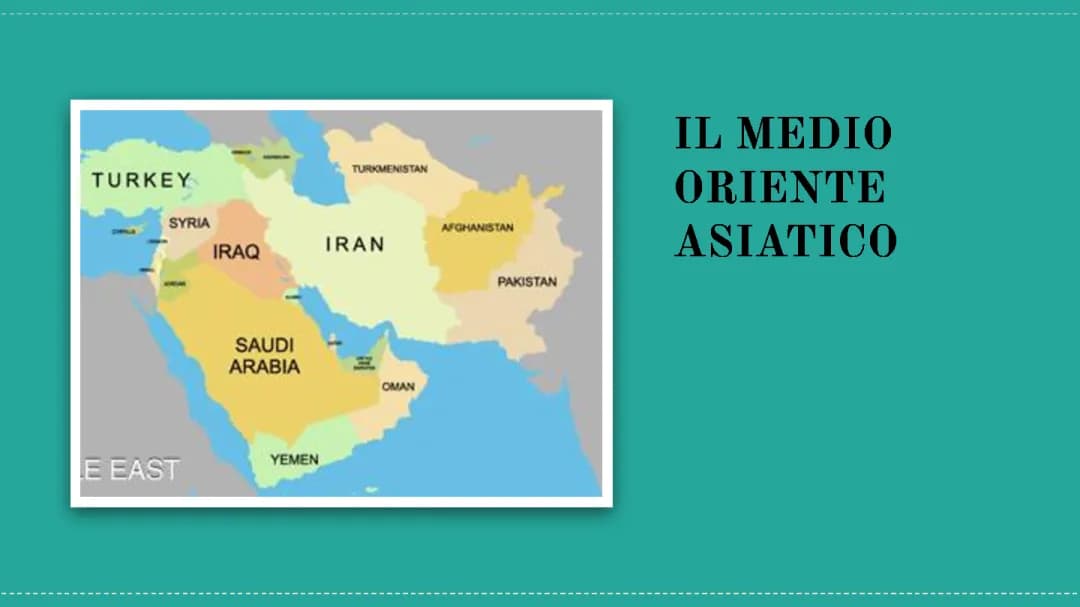 Il medio oriente asiatico