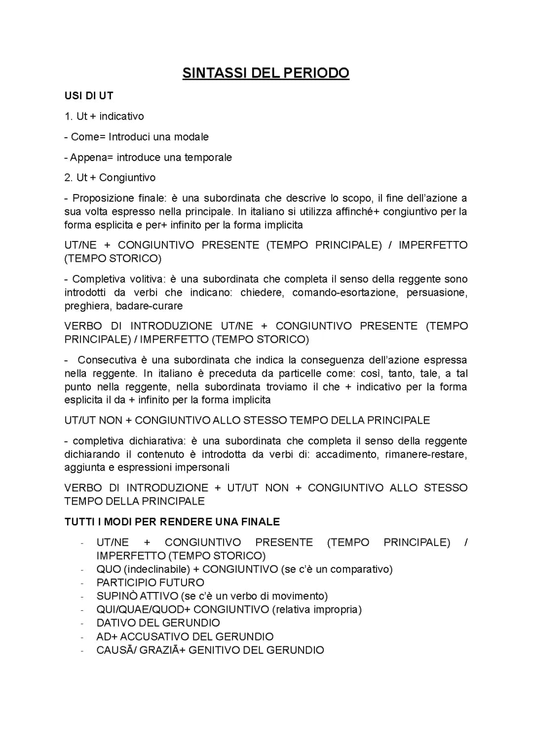 Dispensa Latino PDF: Schemi, Riassunti e Programmi per Studiare