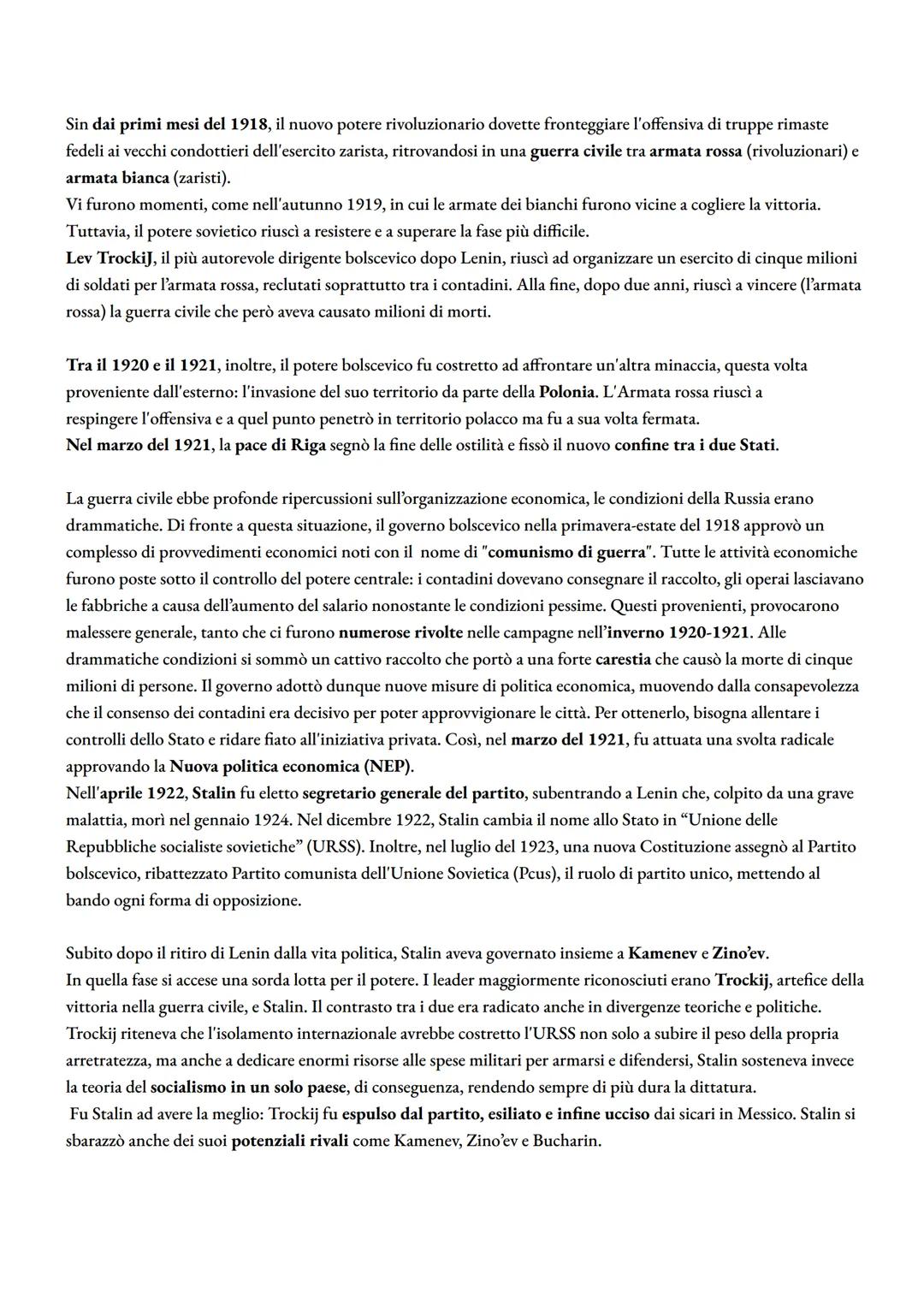# RIVOLUZIONE RUSSA

In Russia furono le ripercussioni della Prima guerra mondiale a rendere possibile la rivoluzione. Il conflitto, infatti