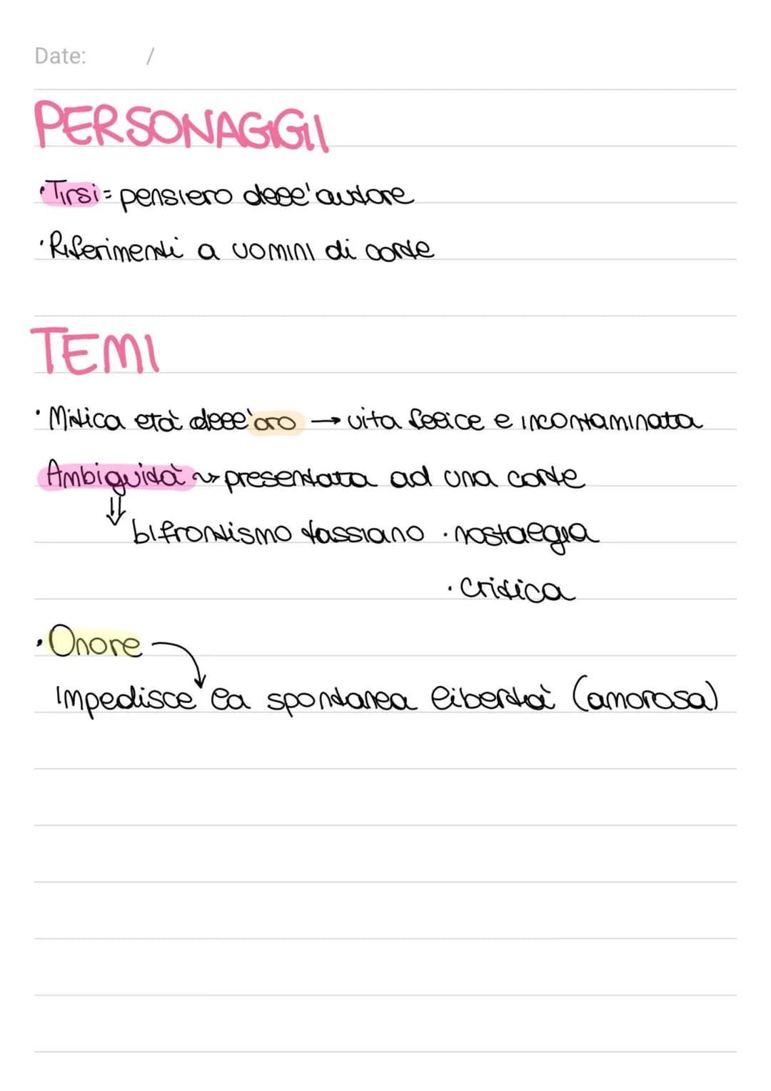 Aminta di Tasso: Trama, Personaggi e Spiegazioni