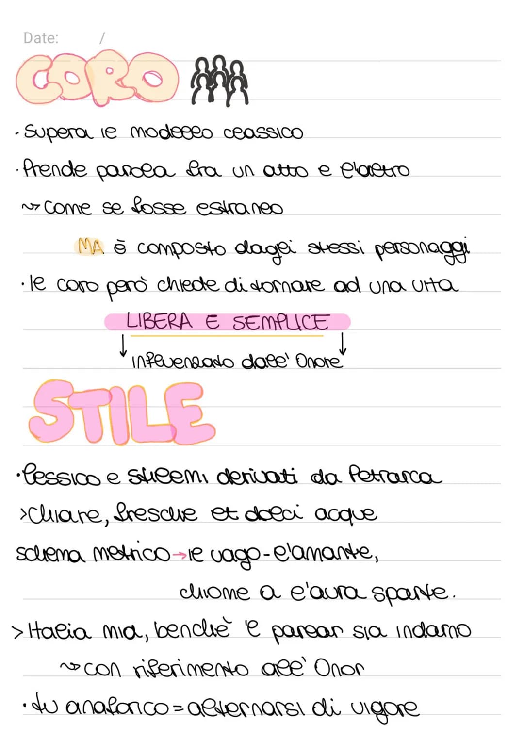 Date:
AMENTA
GENERALE
•1573 a Ferrara per la corte estende
Favola pastorace →Superamento del genere
> Modelli grea (tragedie)
>Con Linge de 