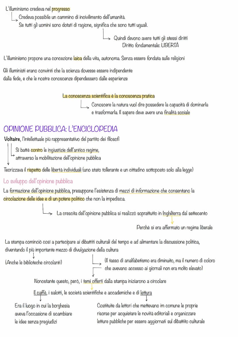 L'ILLUMINISMO
L'illuminismo fu un grande movimento culturale e politico che caratterizzò l'Europa del Settecento
Trae le sue origini attrave