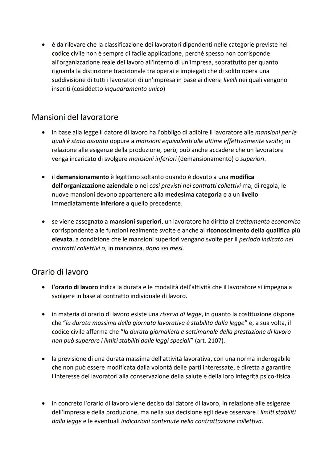 Lavoro subordinato e lavoro autonomo
un rapporto di lavoro dipendente o subordinato si costituisce con la stipulazione di un
contratto di la