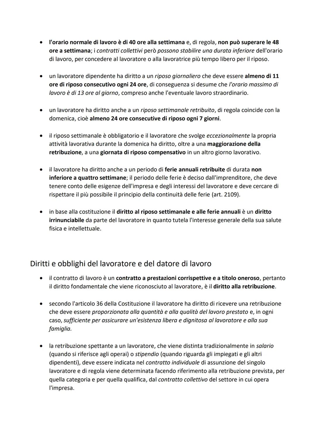 Lavoro subordinato e lavoro autonomo
un rapporto di lavoro dipendente o subordinato si costituisce con la stipulazione di un
contratto di la