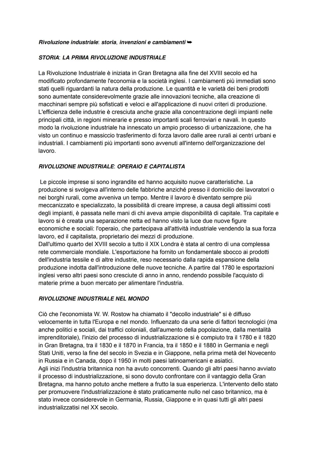 Rivoluzione industriale: storia, invenzioni e cambiamenti →
STORIA: LA PRIMA RIVOLUZIONE INDUSTRIALE
La Rivoluzione Industriale è iniziata i