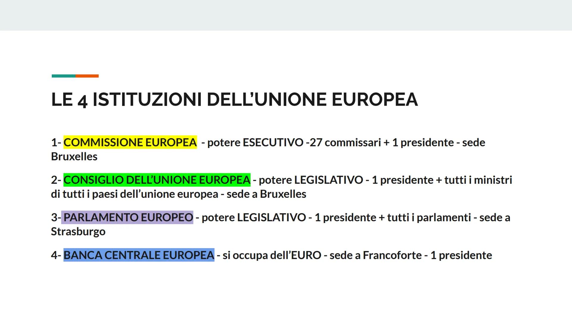 ### EUROPA ED UNIONE
### EUROPEA EUROPA

Continente= terre emerse completamente circondato da mari/oceani

CONFINI= nord: MAR GLACIALE ARTIC