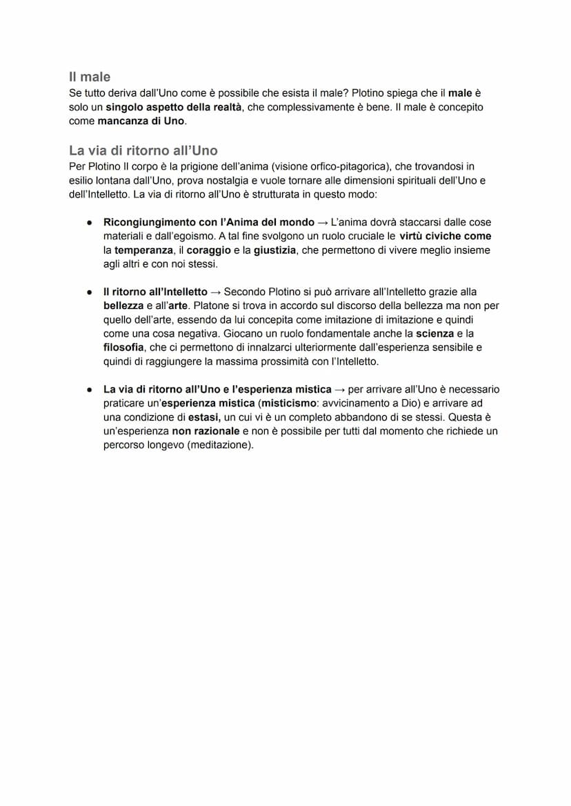 Neoplatonismo
Il neoplatonismo è l'ultima grande corrente filosofica antica; ha origine in età imperialen nel
III secolo d.C. Consiste in un