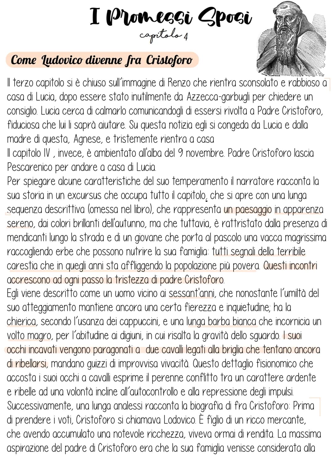I Promessi Sposi
capitolo 4
Come Ludovico divenne fra Cristoforo
Il terzo capitolo si è chiuso sull'immagine di Renzo che rientra sconsolato