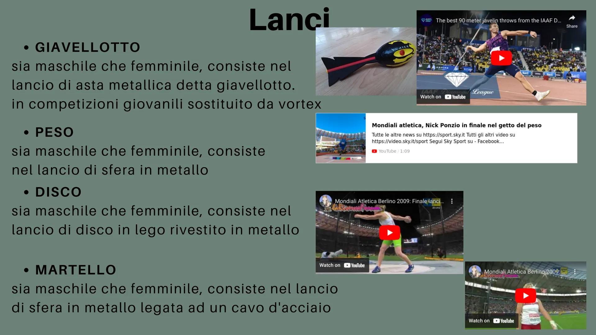 Atletica
Leggera cos'è
L'ATLETICA LEGGERA È UN INSIEME
DI COMPETIZIONI SPORTIVE
PRESENTI NELLE OLIMPIADI SIN
DALLA PRIMA EDIZIONE E
RAGGRUPP