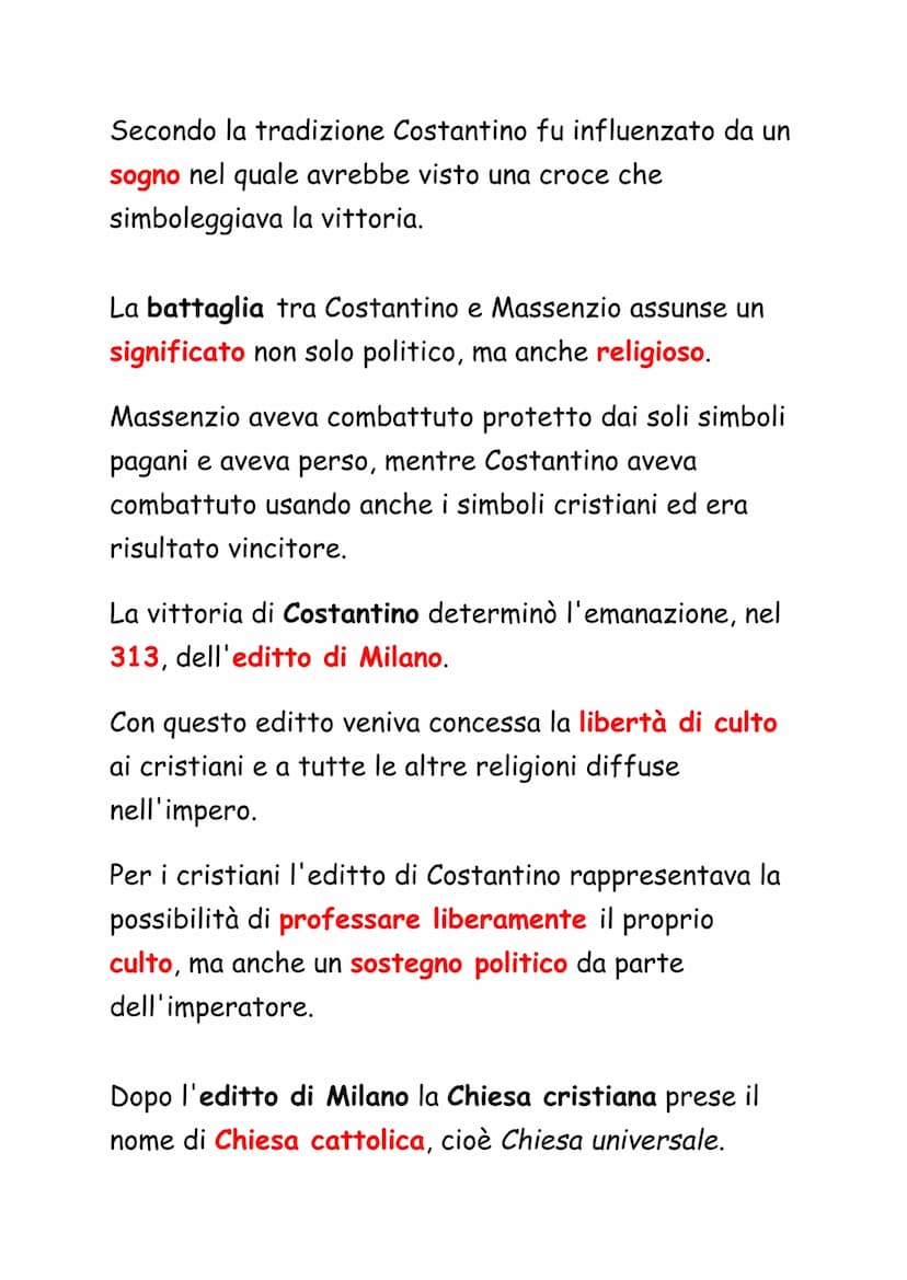 Costantino
Diocleziano, nel 304 d.C. si ritirò.
Nonostante con la sua riforma politica Diocleziano
sperava di aver posto fine alle lotte per