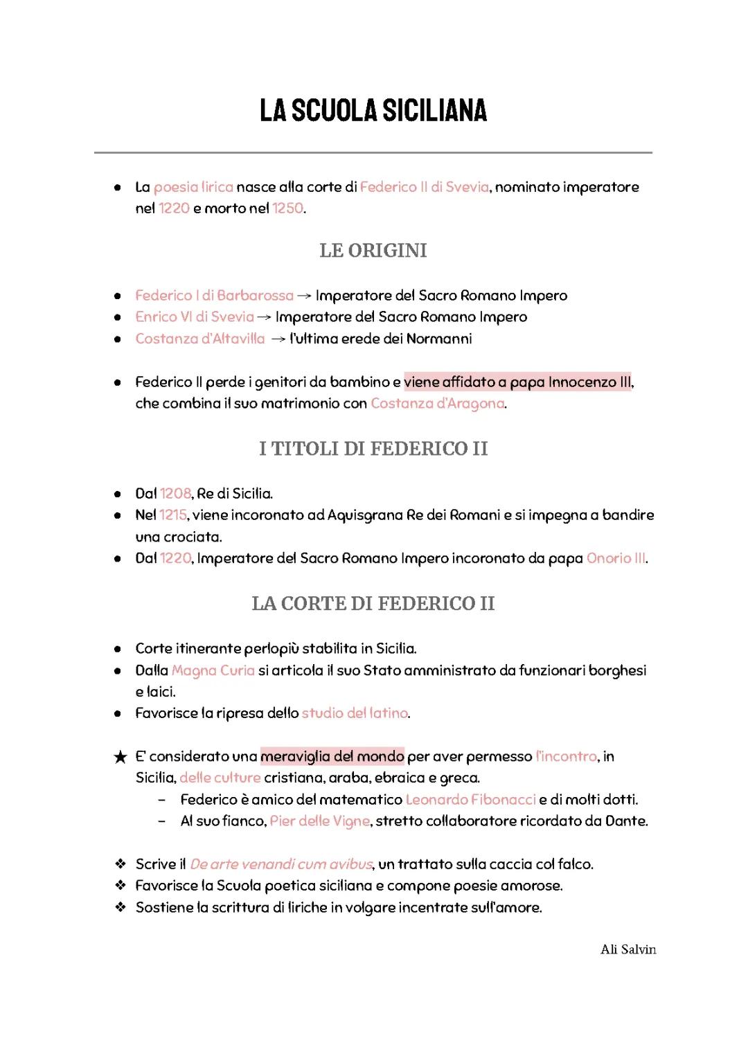 La scuola siciliana