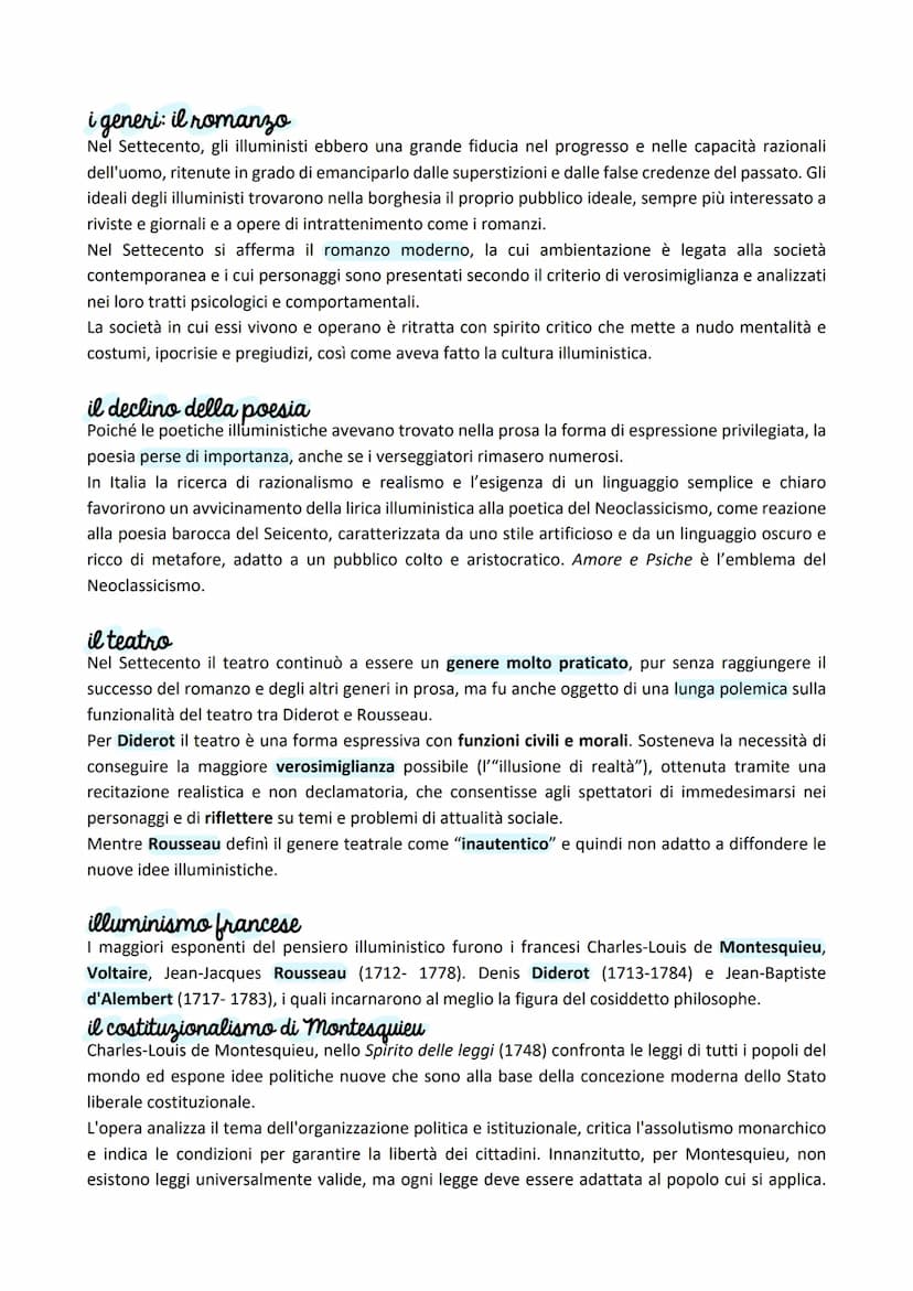 Illuminismo
In questo periodo i sovrani europei cercarono di costruire un sistema politico assolutistico
centralizzato ed efficiente. Al tem