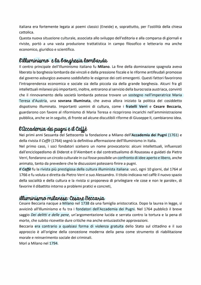 Illuminismo
In questo periodo i sovrani europei cercarono di costruire un sistema politico assolutistico
centralizzato ed efficiente. Al tem