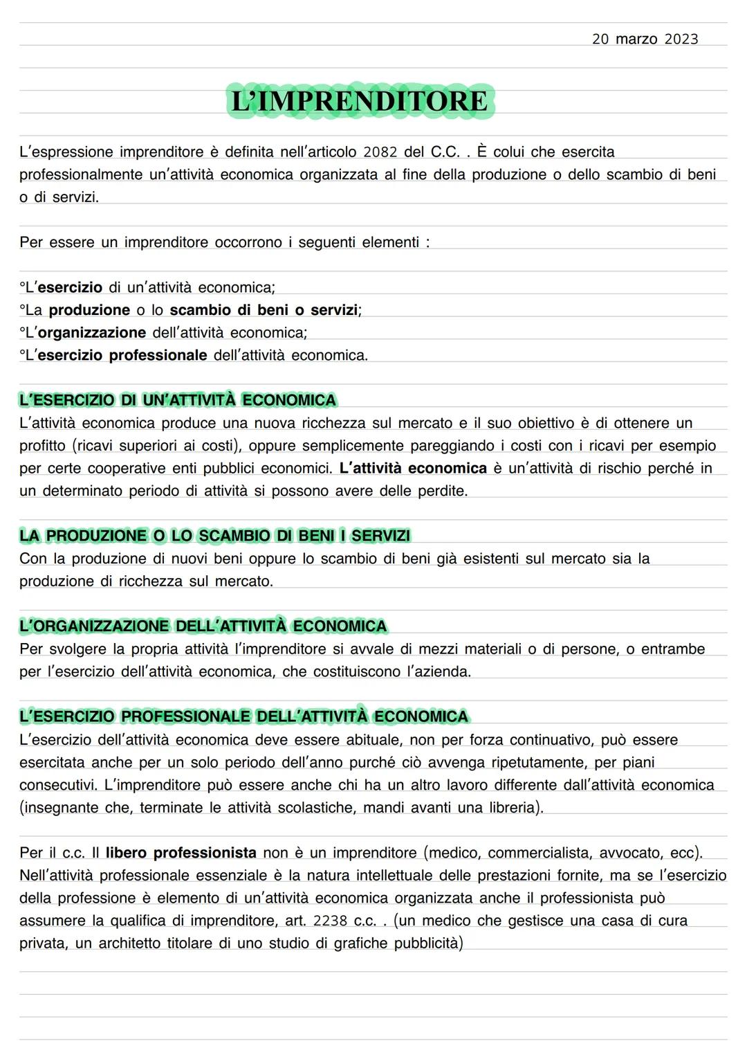L’imprenditore 