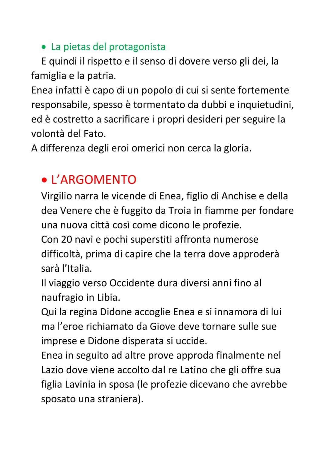 L'ENEIDE
• LA STRUTTURA
L'Eneide è il più importante poema epico della
letteratura latina e prende il nome proprio dal
protagonista, l'eroe 