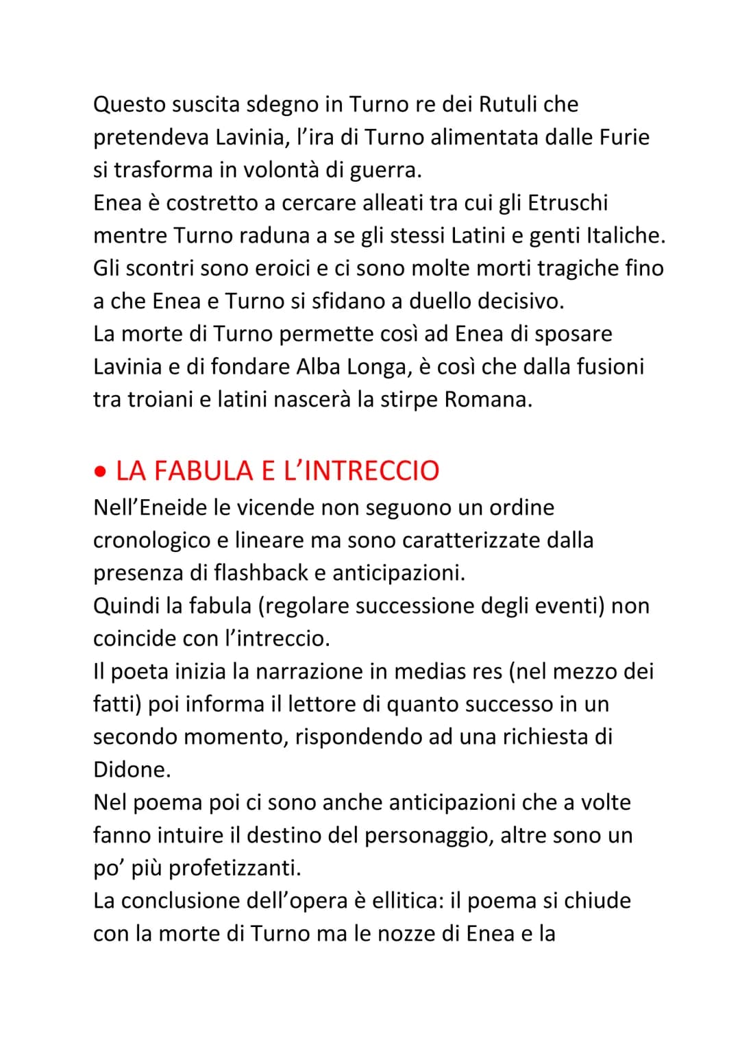 L'ENEIDE
• LA STRUTTURA
L'Eneide è il più importante poema epico della
letteratura latina e prende il nome proprio dal
protagonista, l'eroe 