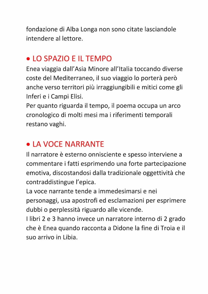 L'ENEIDE
• LA STRUTTURA
L'Eneide è il più importante poema epico della
letteratura latina e prende il nome proprio dal
protagonista, l'eroe 